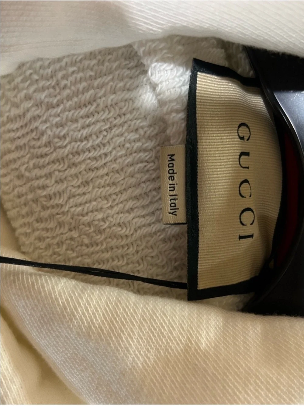 Men’s Gucci embroidered interlocking G logo hoodie size XXXL made in Italy. NWT.